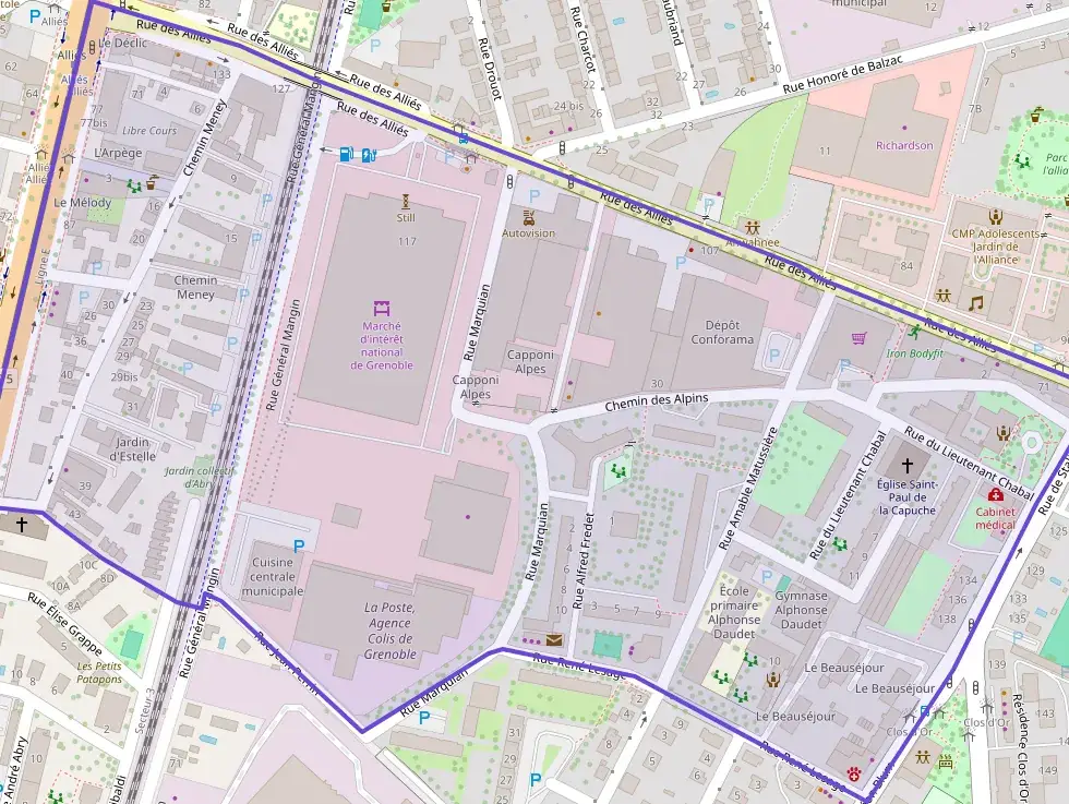 Appartement 70 m² quatre pièces à vendre à Grenoble