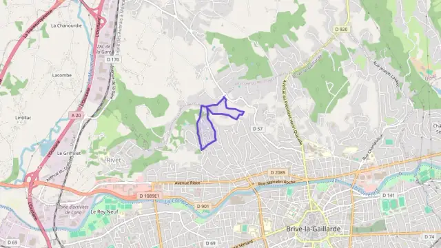 Appartement 45 m² deux pieces à vendre à Brive-la-Gaillarde