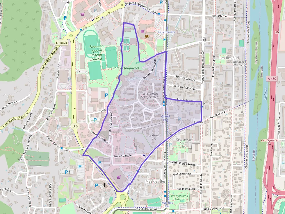 Appartement 48 m² deux pieces à vendre à Seyssinet-Pariset