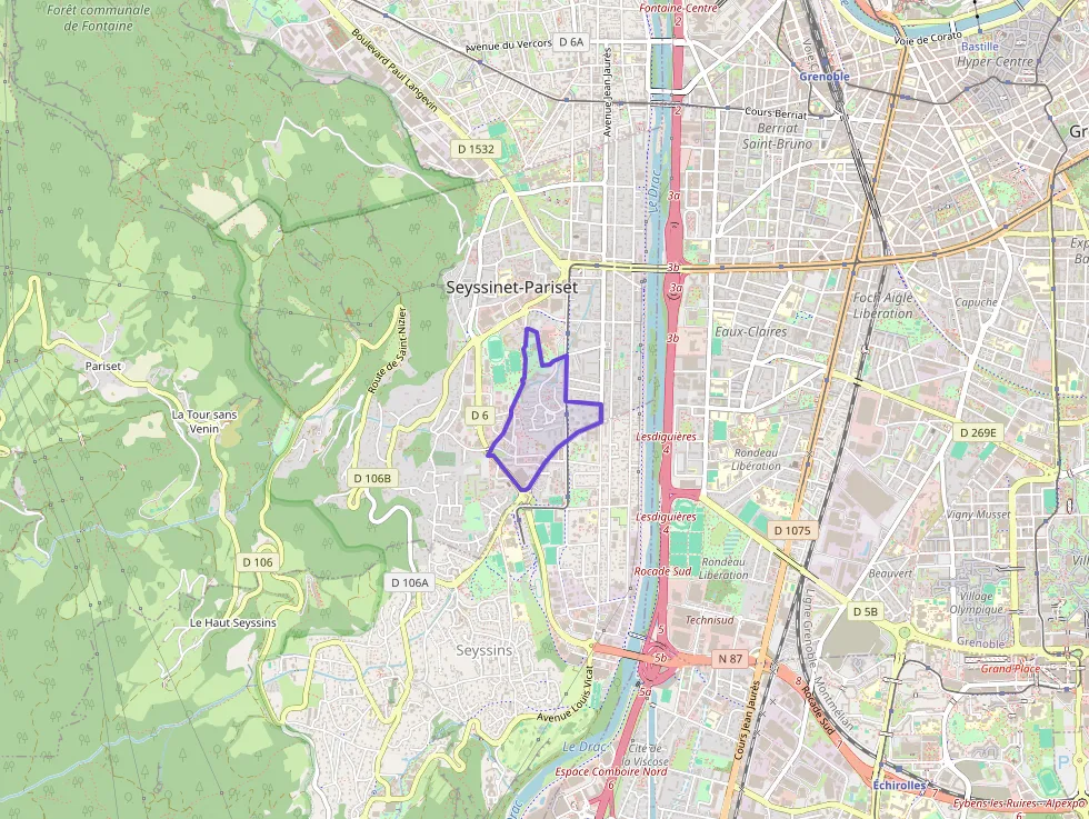 Appartement 48 m² deux pieces à vendre à Seyssinet-Pariset