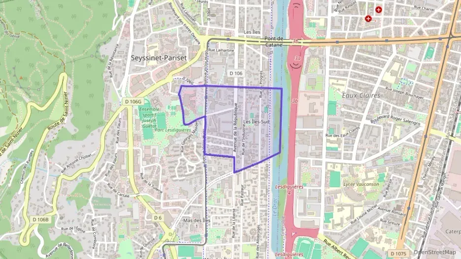 Appartement 53 m² trois pièces à vendre à Seyssinet-Pariset