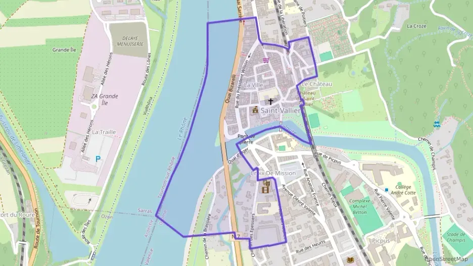 Appartement 75 m² quatre pièces à vendre à Saint-Vallier