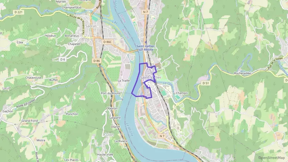 Appartement 75 m² quatre pièces à vendre à Saint-Vallier