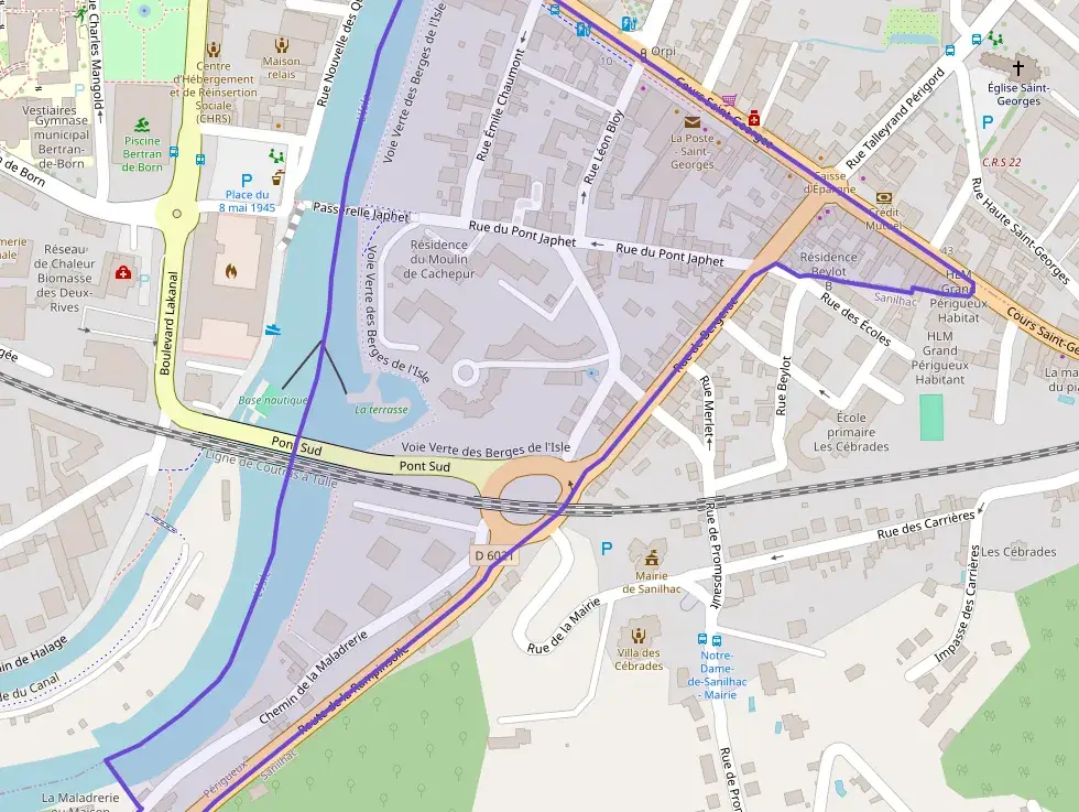 Appartement 55 m² trois pièces à vendre à Périgueux