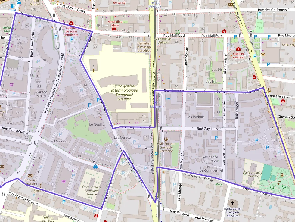 Appartement 98 m² quatre pièces à vendre à Grenoble