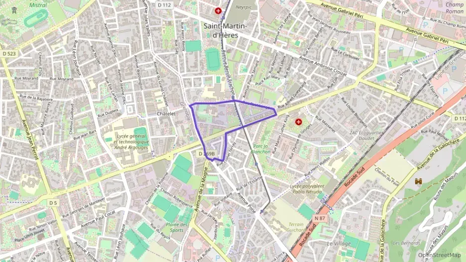 Appartement 41 m² deux pieces à vendre à Saint-Martin-d`Hères