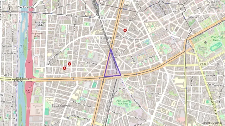 Appartement 65 m² deux pieces à vendre à Grenoble