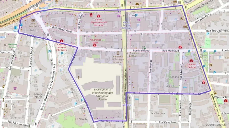 Appartement 53 m² trois pièces à vendre à Grenoble