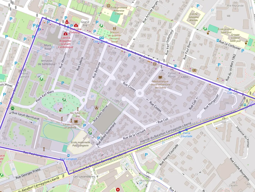 Appartement 80 m² quatre pièces à vendre à Saint-Martin-d`Hères