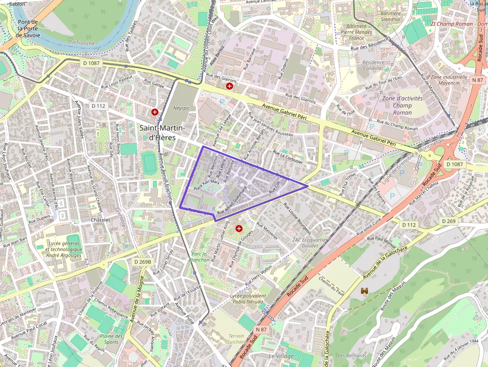 Appartement 80 m² quatre pièces à vendre à Saint-Martin-d`Hères