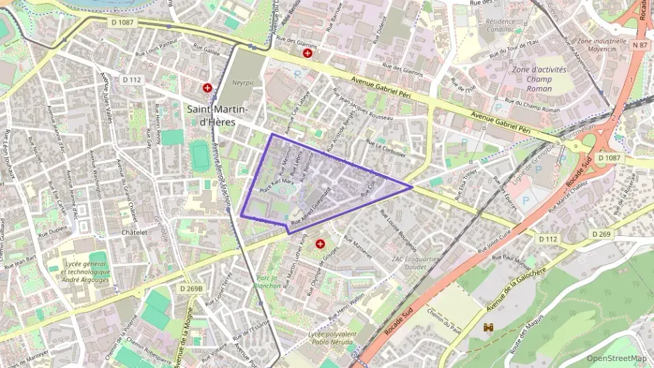 Appartement 63 m² trois pièces à vendre à Saint-Martin-d`Hères