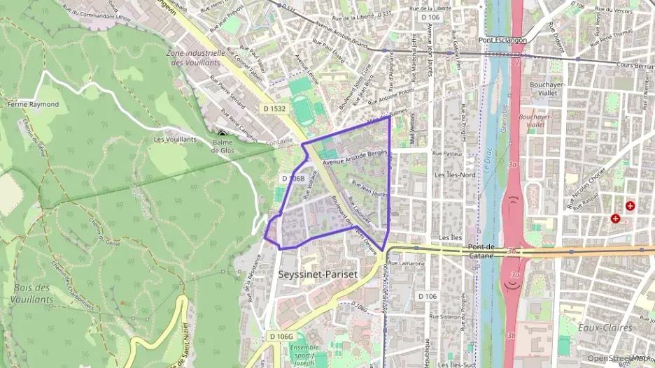 Appartement 70 m² quatre pièces à vendre à Seyssinet-Pariset Appartement 70 m² quatre pièces à vendre à Seyssinet-Pariset