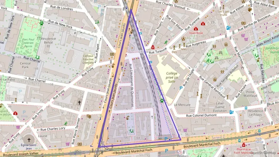 Appartement 51 m² deux pieces à vendre à Grenoble