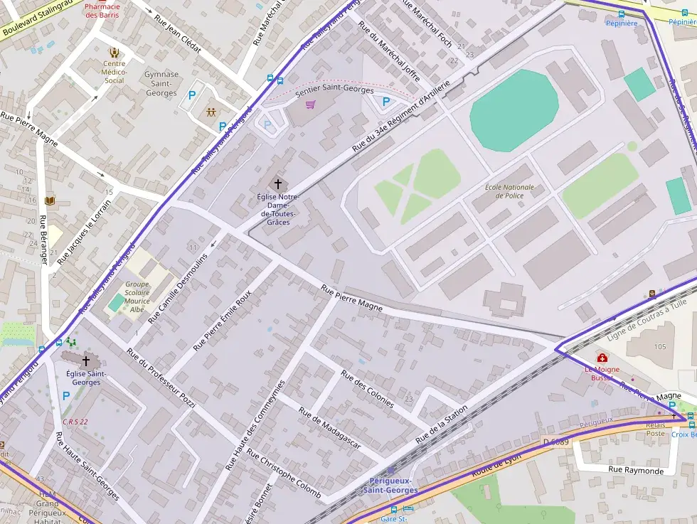 Appartement 68 m² quatre pièces à vendre à Périgueux