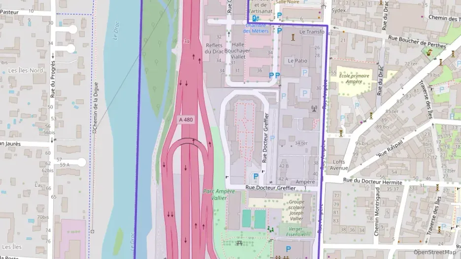 Appartement 47 m² deux pieces à vendre à Grenoble