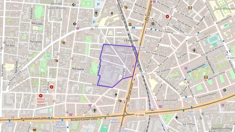 Appartement 56 m² deux pieces à vendre à Grenoble