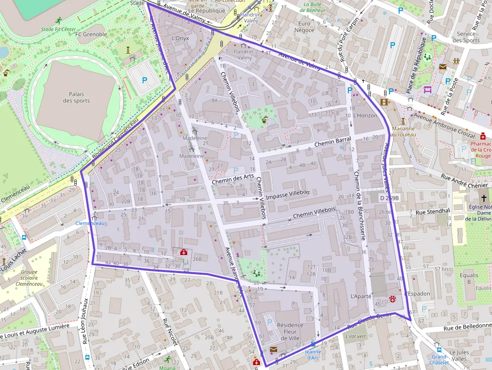 Appartement 44 m² deux pieces à vendre à Grenoble