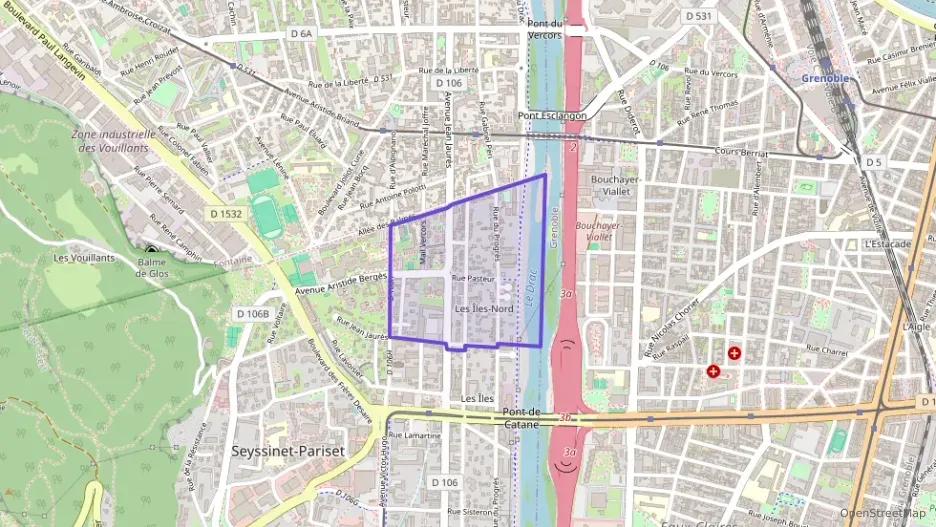 Appartement 79 m² quatre pièces à vendre à Seyssinet-Pariset