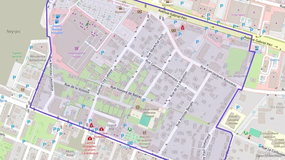 Appartement 66 m² quatre pièces à vendre à Saint-Martin-d`Hères