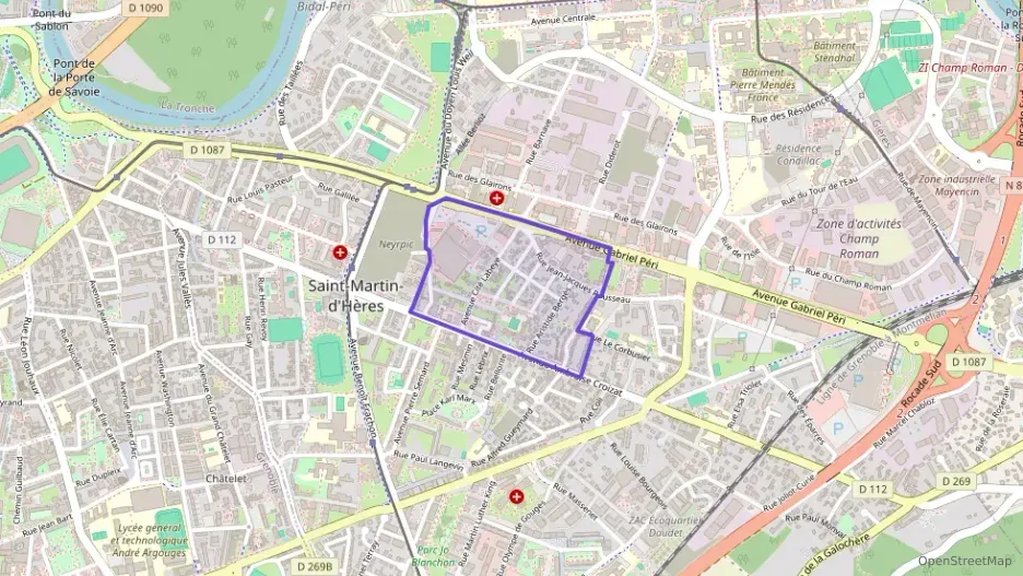 Appartement 70 m² quatre pièces à vendre à Saint-Martin-d`Hères