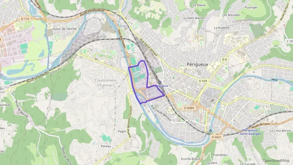 Appartement 82 m² quatre pièces à vendre à Périgueux