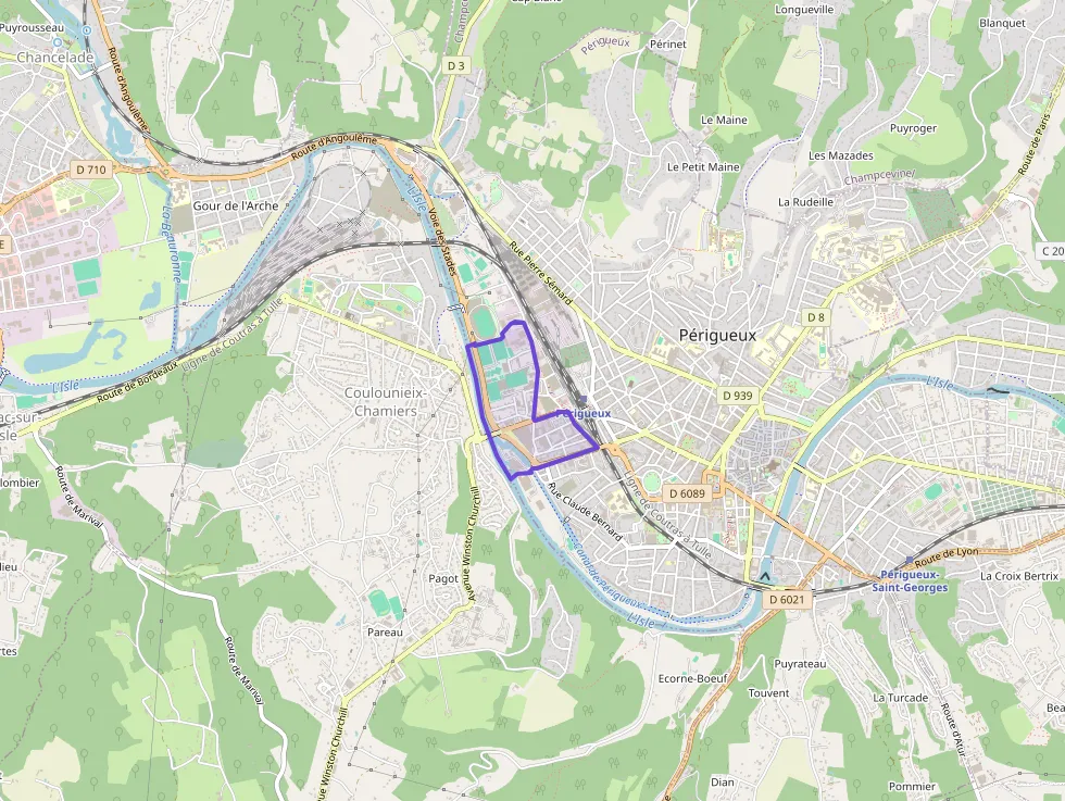 Appartement 30 m² une piece à vendre à Périgueux
