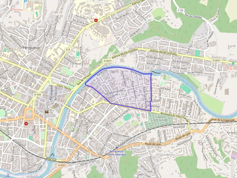 Appartement 60 m² trois pièces à vendre à Périgueux