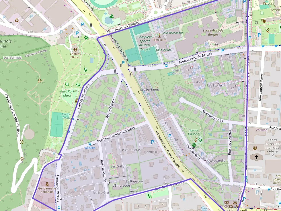 Appartement 54 m² deux pieces à vendre à Seyssinet-Pariset