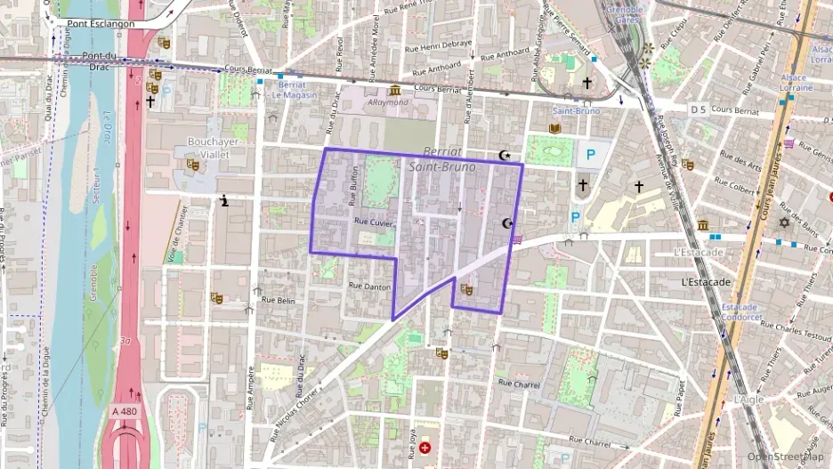 Appartement 52 m² deux pieces à vendre à Grenoble