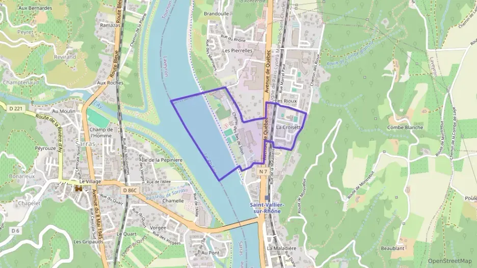 Appartement 100 m² trois pièces à vendre à Saint-Vallier