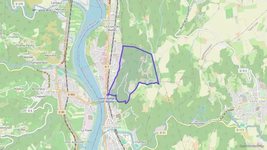 Appartement 45 m² deux pieces à vendre à Saint-Vallier