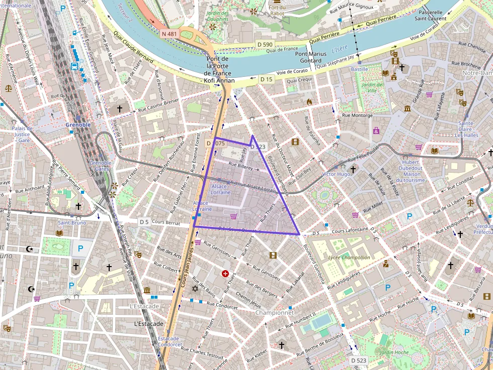 Appartement 85 m² quatre pièces à vendre à Grenoble