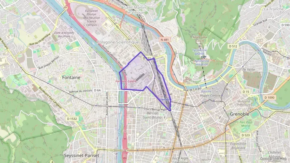 Appartement 21 m² une piece à vendre à Grenoble