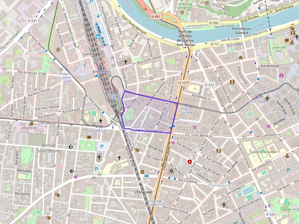 Appartement 61 m² trois pièces à vendre à Grenoble