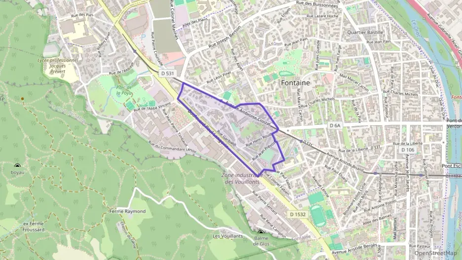 Appartement 80 m² cinq pièces à vendre à Fontaine Appartement 80 m² cinq pièces à vendre à Fontaine