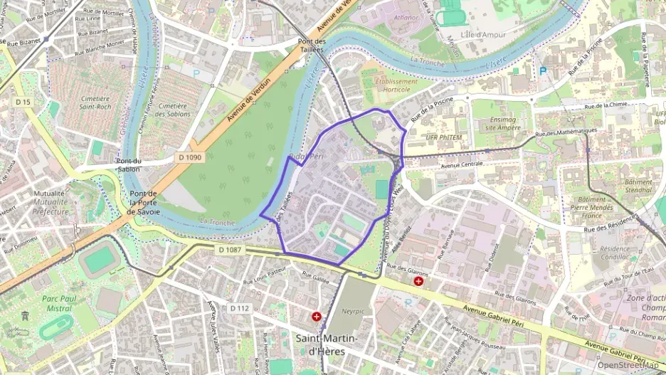 Appartement 68 m² quatre pièces à vendre à Saint-Martin-d`Hères