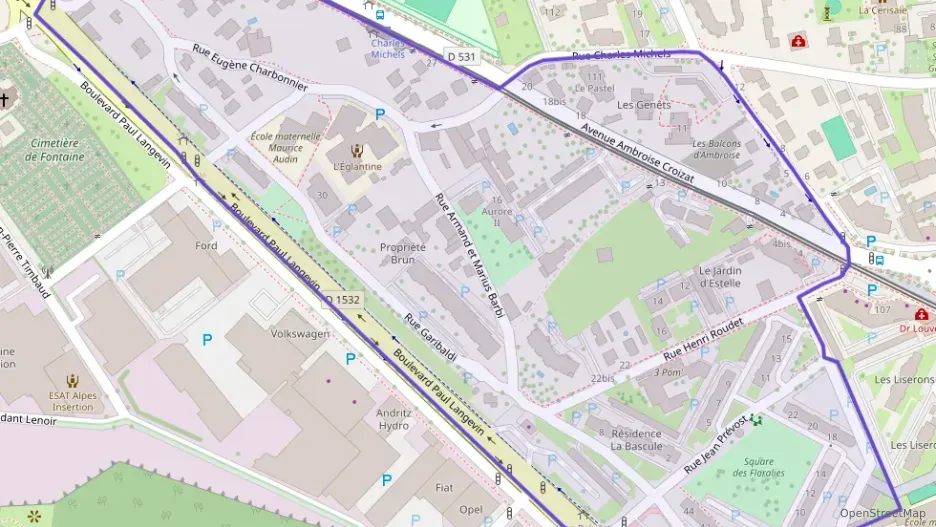 Appartement 44 m² une piece à vendre à Fontaine