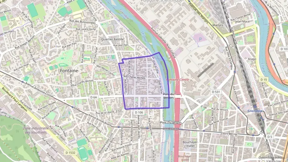 Appartement 52 m² trois pièces à vendre à Fontaine Appartement 52 m² trois pièces à vendre à Fontaine