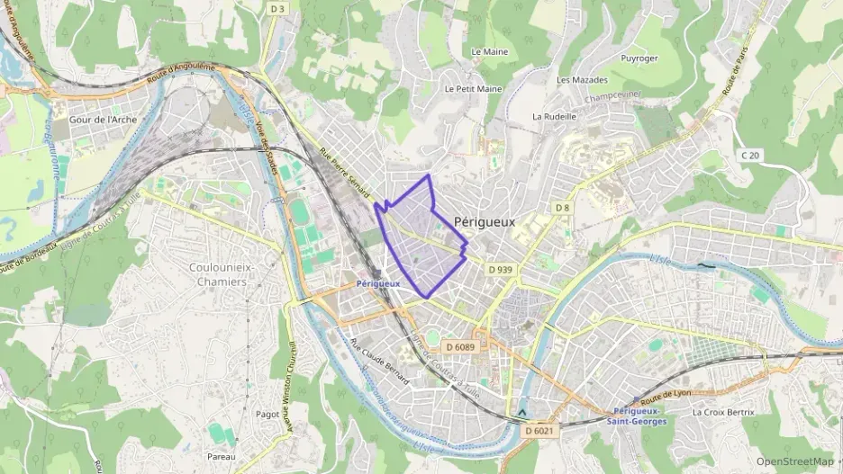 Appartement 60 m² trois pièces à vendre à Périgueux