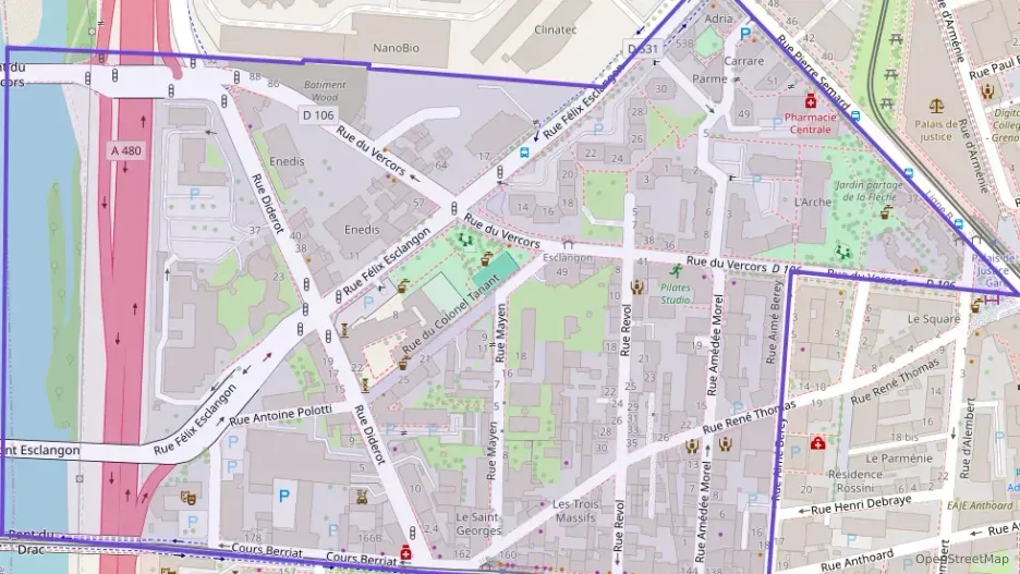 Appartement 46 m² deux pieces à vendre à Grenoble Appartement 46 m² deux pieces à vendre à Grenoble