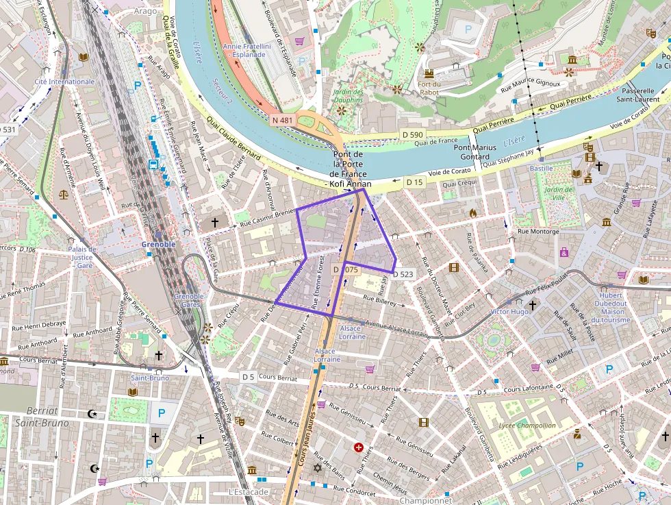 Appartement 68 m² deux pieces à vendre à Grenoble