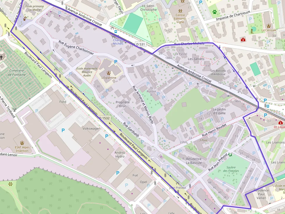 Appartement 62 m² quatre pièces à vendre à Fontaine