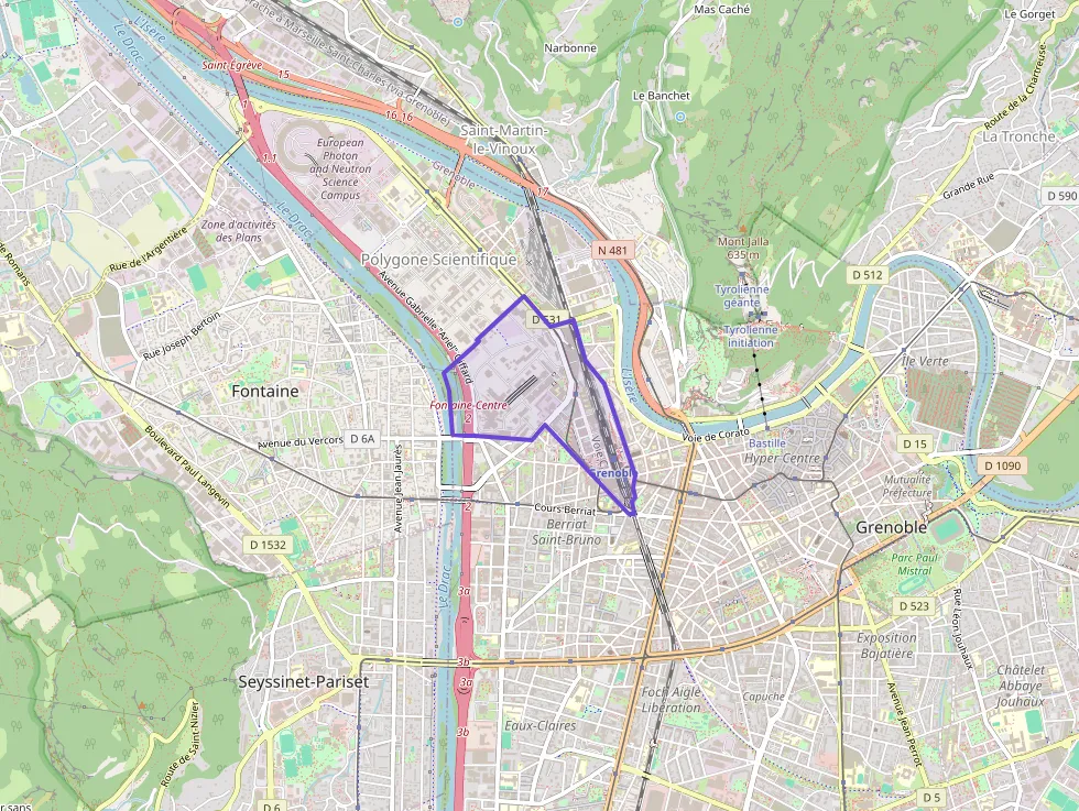 Appartement 51 m² deux pieces à vendre à Grenoble