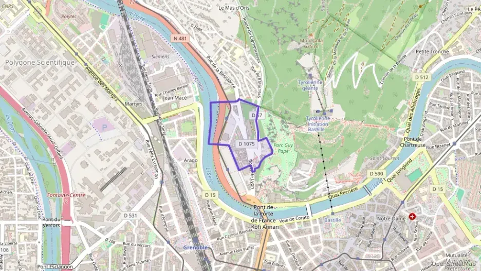 Appartement 39 m² une piece à vendre à Grenoble