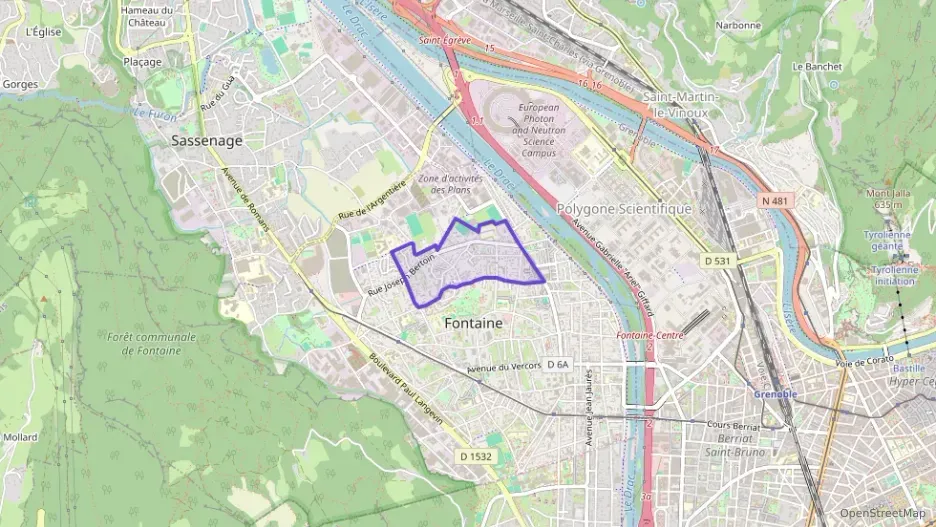 Appartement 87 m² quatre pièces à vendre à Fontaine