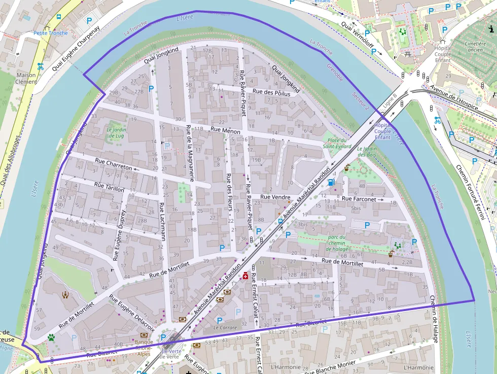 Appartement 59 m² trois pièces à vendre à Grenoble