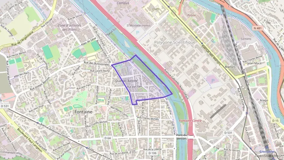 Appartement 81 m² trois pièces à vendre à Fontaine Appartement 81 m² trois pièces à vendre à Fontaine