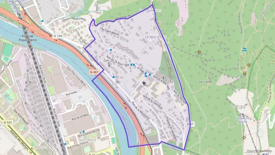 Appartement 25 m² deux pieces à vendre à Saint-Martin-le-Vinoux