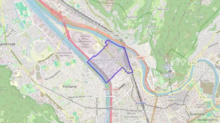 Appartement 50 m² deux pieces à vendre à Grenoble