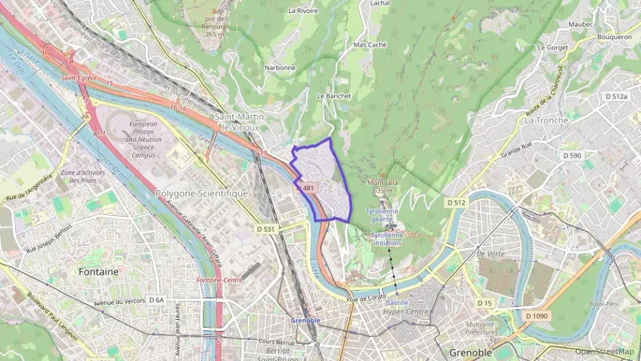 Appartement 40 m² deux pieces à vendre à Saint-Martin-le-Vinoux
